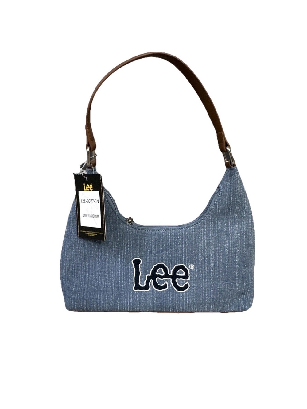 NWT Lee Dark Wash Denim Y2K Shoulder Bag Mini Purse